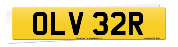Registration number OLV 32R
